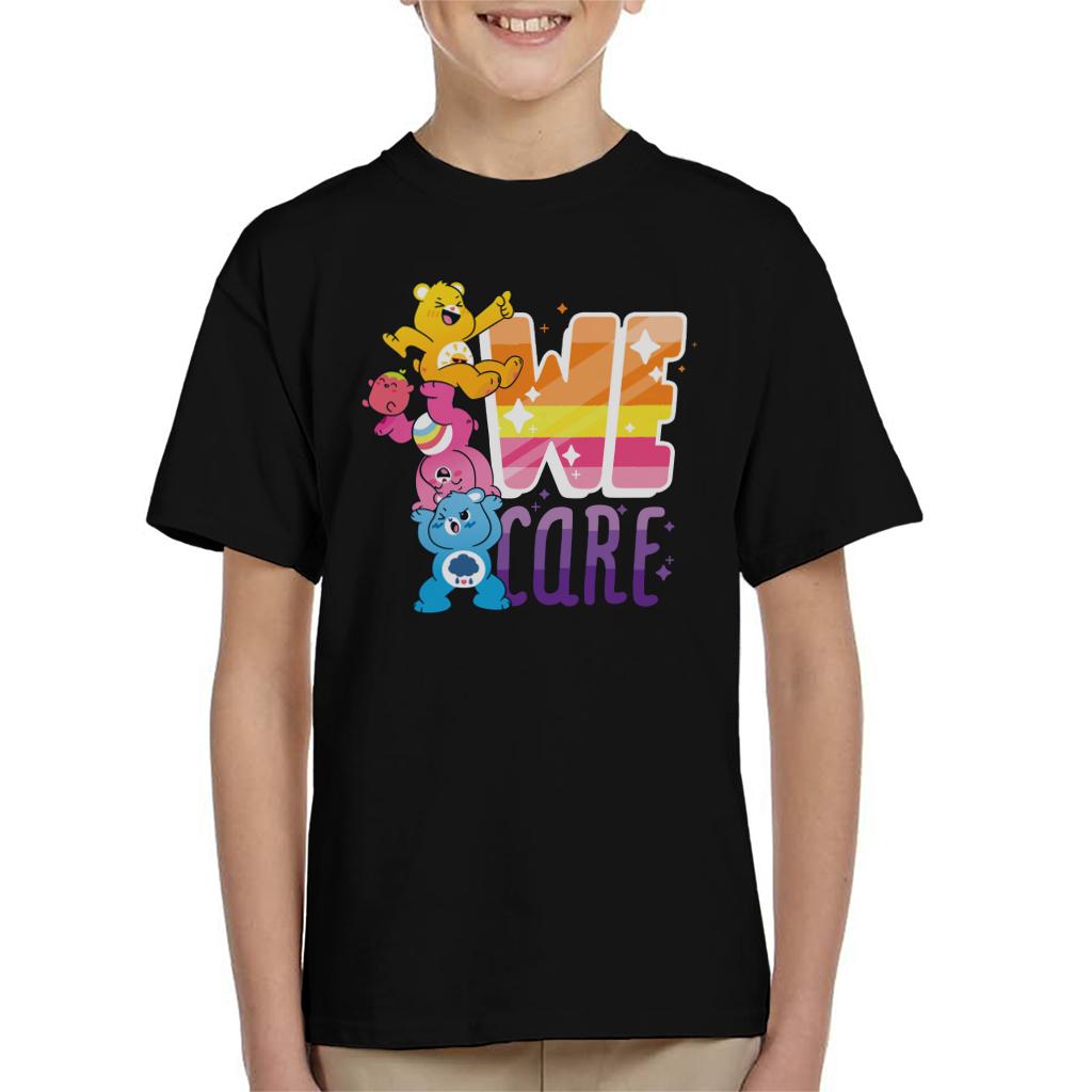 Care Bears Unlock The Magic We White Border Kid's T-Shirt product image 1