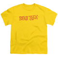 Star Trek The Original Series Distressed Comic Logo - Youth product image 1