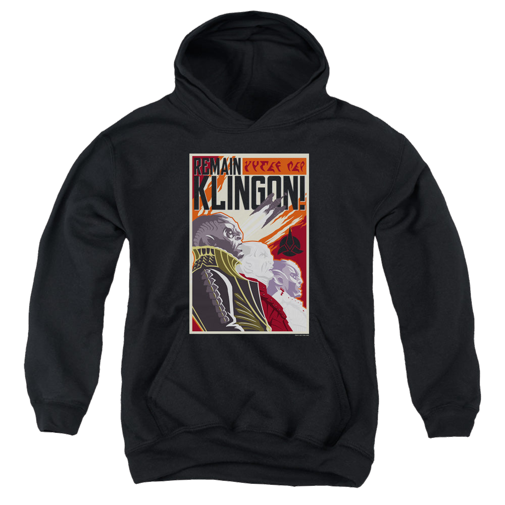 Star Trek Discovery Remain Klingson Poster - Youth Hoodie