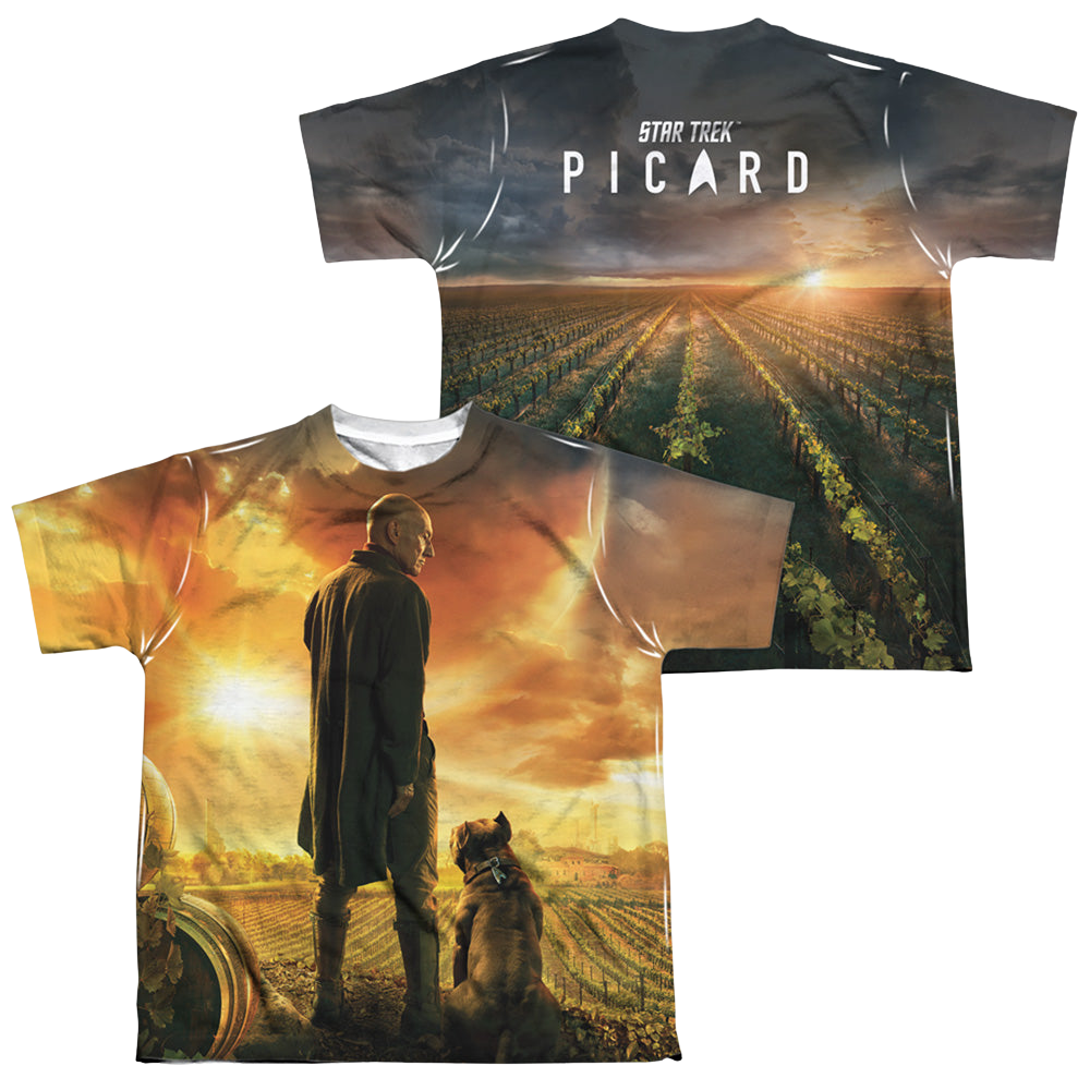 Star Trek Picard Picard Poster (Front/Back Print) - Youth All-Over Print T-Shirt