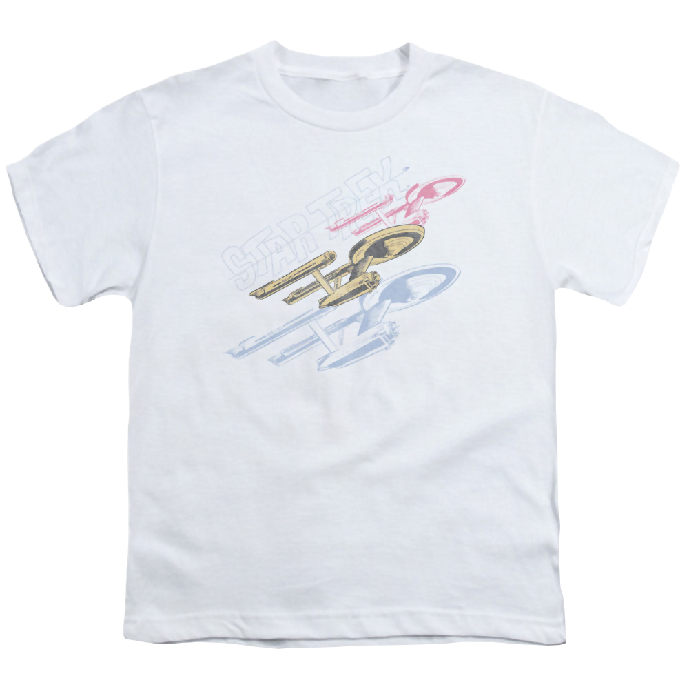 Star Trek The Original Series Retro Tri Enterprise - Youth product image 1