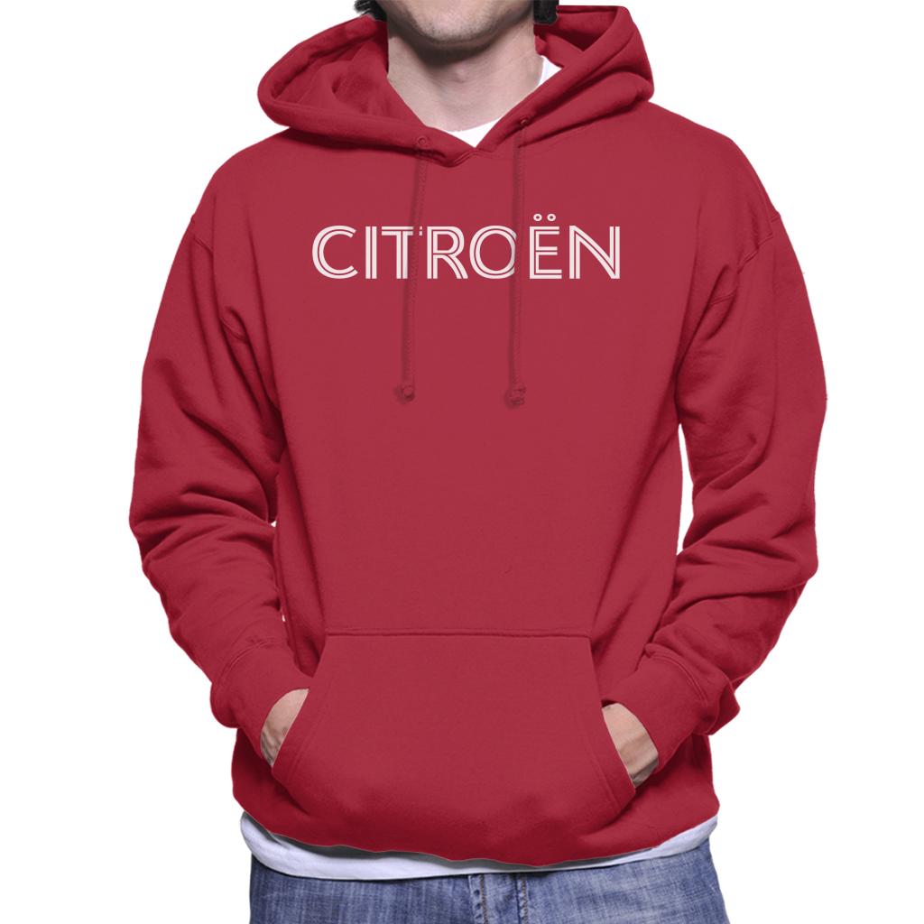 Citroën Retro Line White Logo Men's Hooded Sweatshirt product image 6
