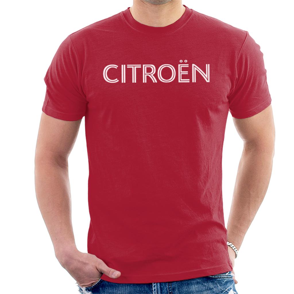 Citroën Retro Line White Logo Men's T-Shirt product image 6