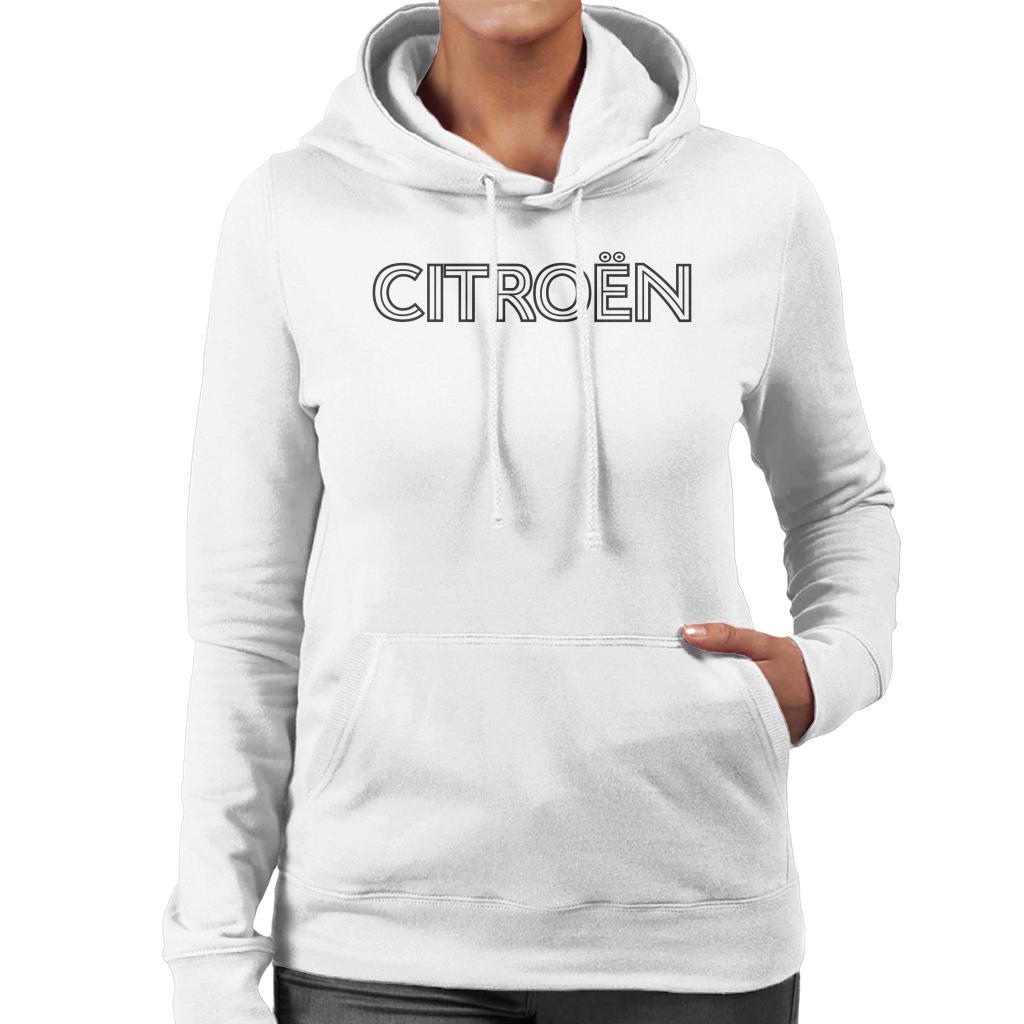 Citroën Retro Line Black Logo Women's Hooded Sweatshirt product image 4