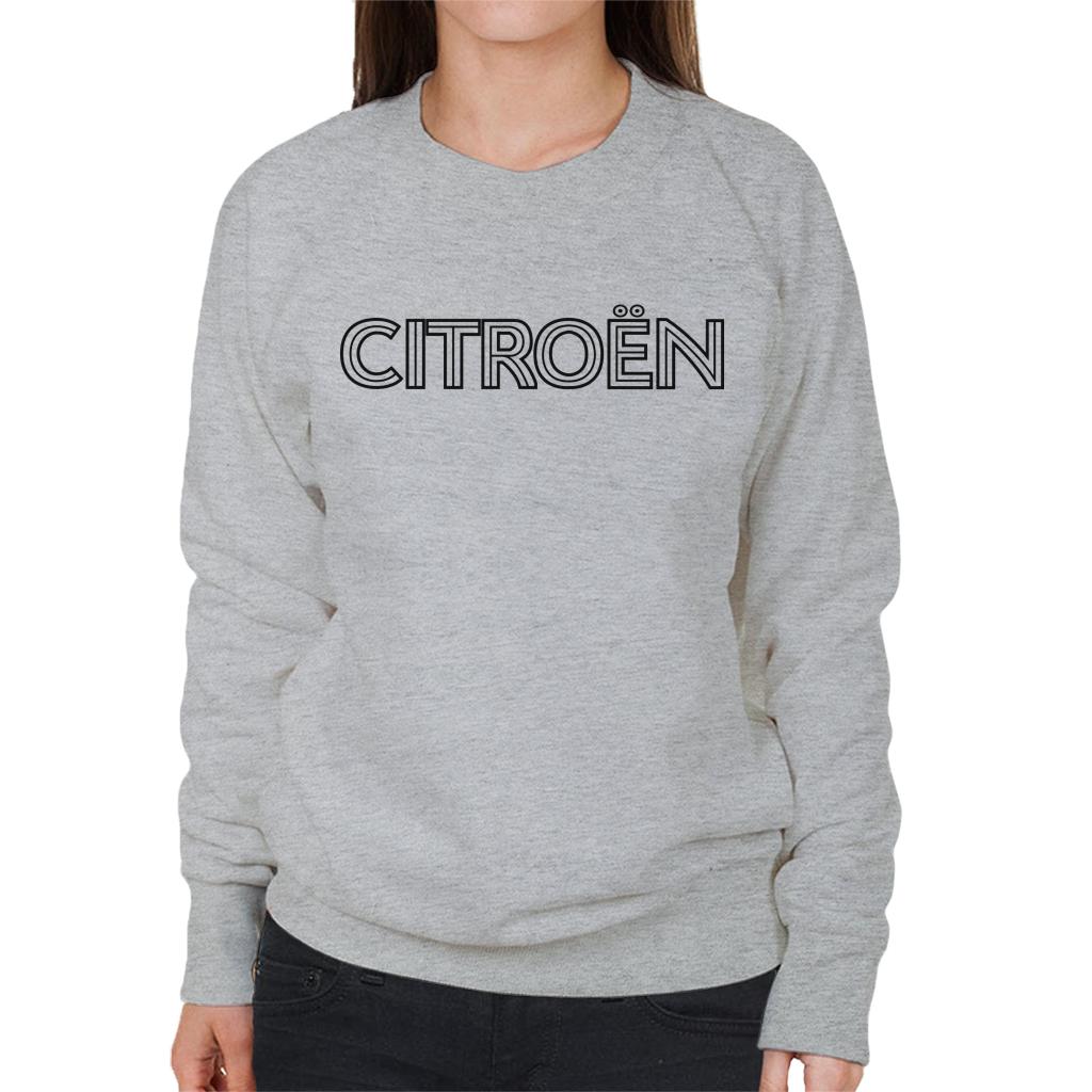 Citroën Retro Line Black Logo Women's Sweatshirt product image 1