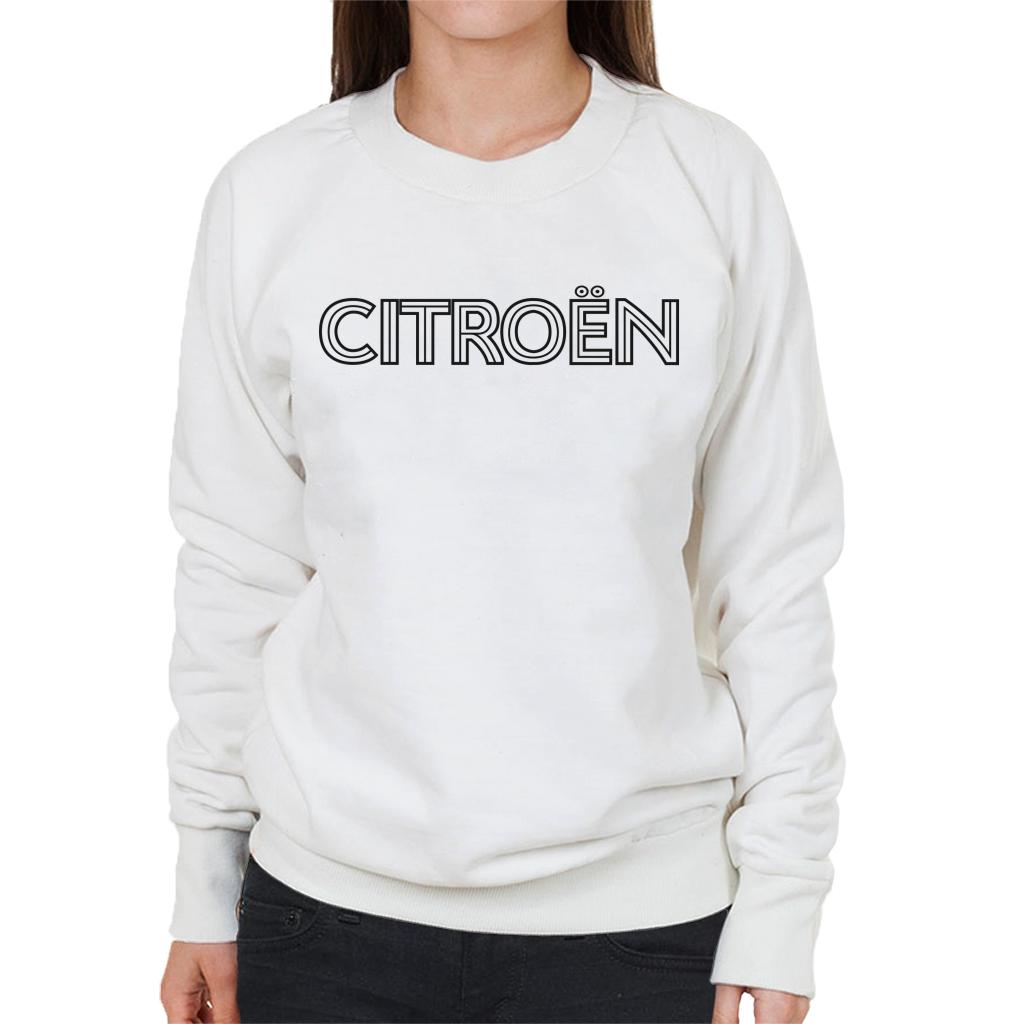 Citroën Retro Line Black Logo Women's Sweatshirt product image 4