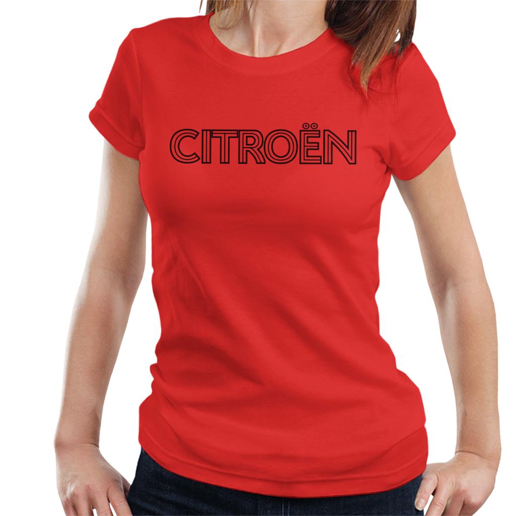 Citroën Retro Line Black Logo Women's T-Shirt product image 6