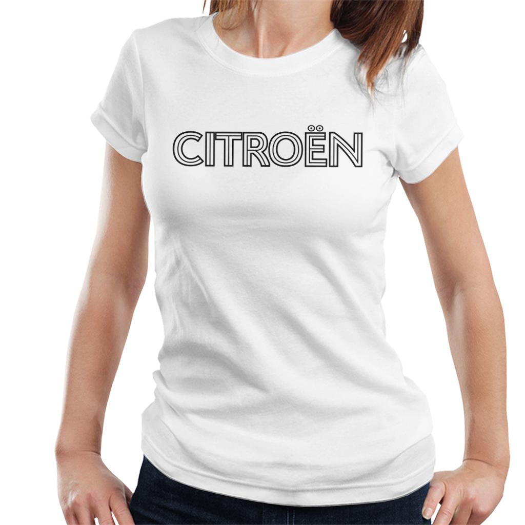 Citroën Retro Line Black Logo Women's T-Shirt product image 4