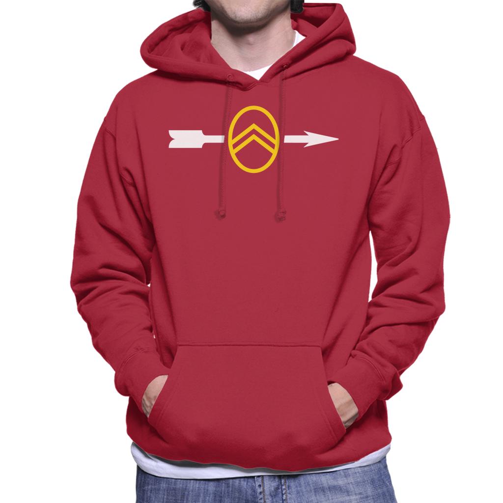 Citroën 1922 Badge White Arrow Logo Men's Hooded Sweatshirt product image 6