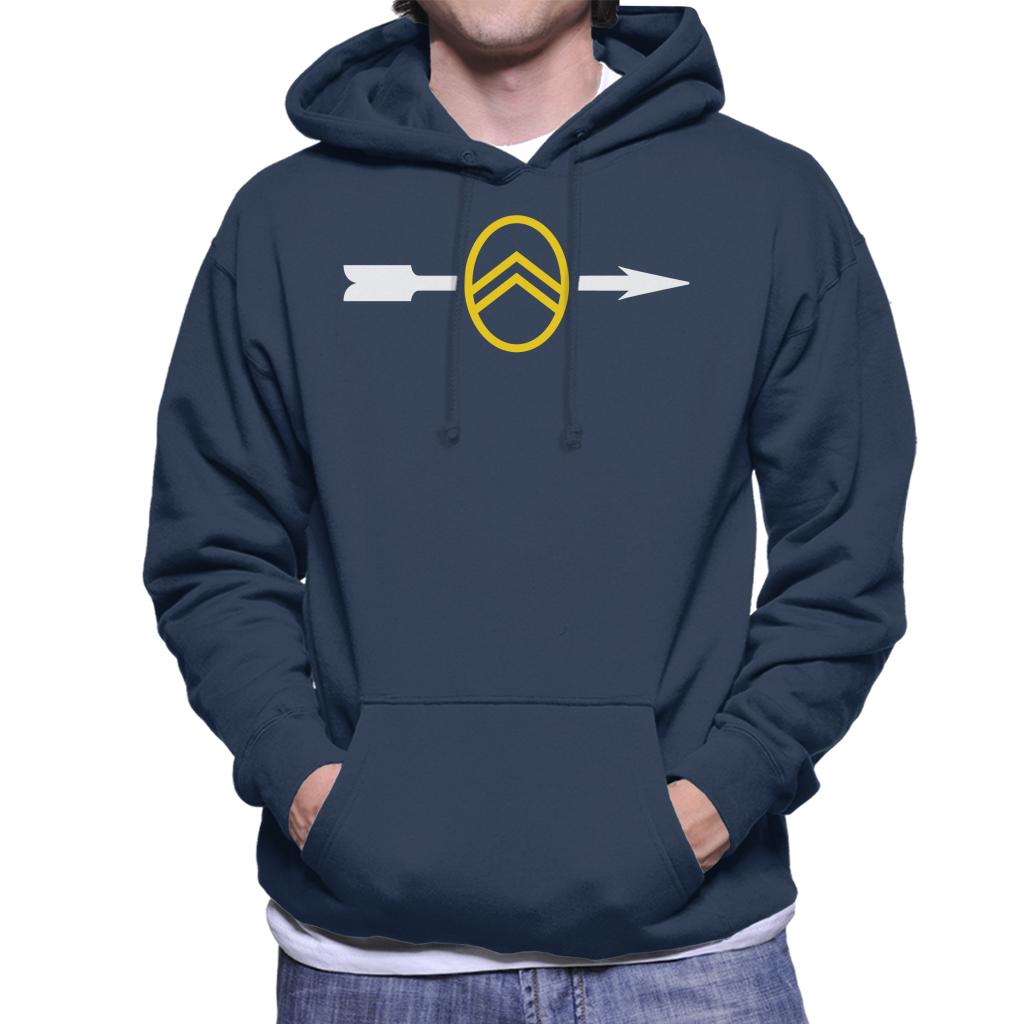 Citroën 1922 Badge White Arrow Logo Men's Hooded Sweatshirt product image 4