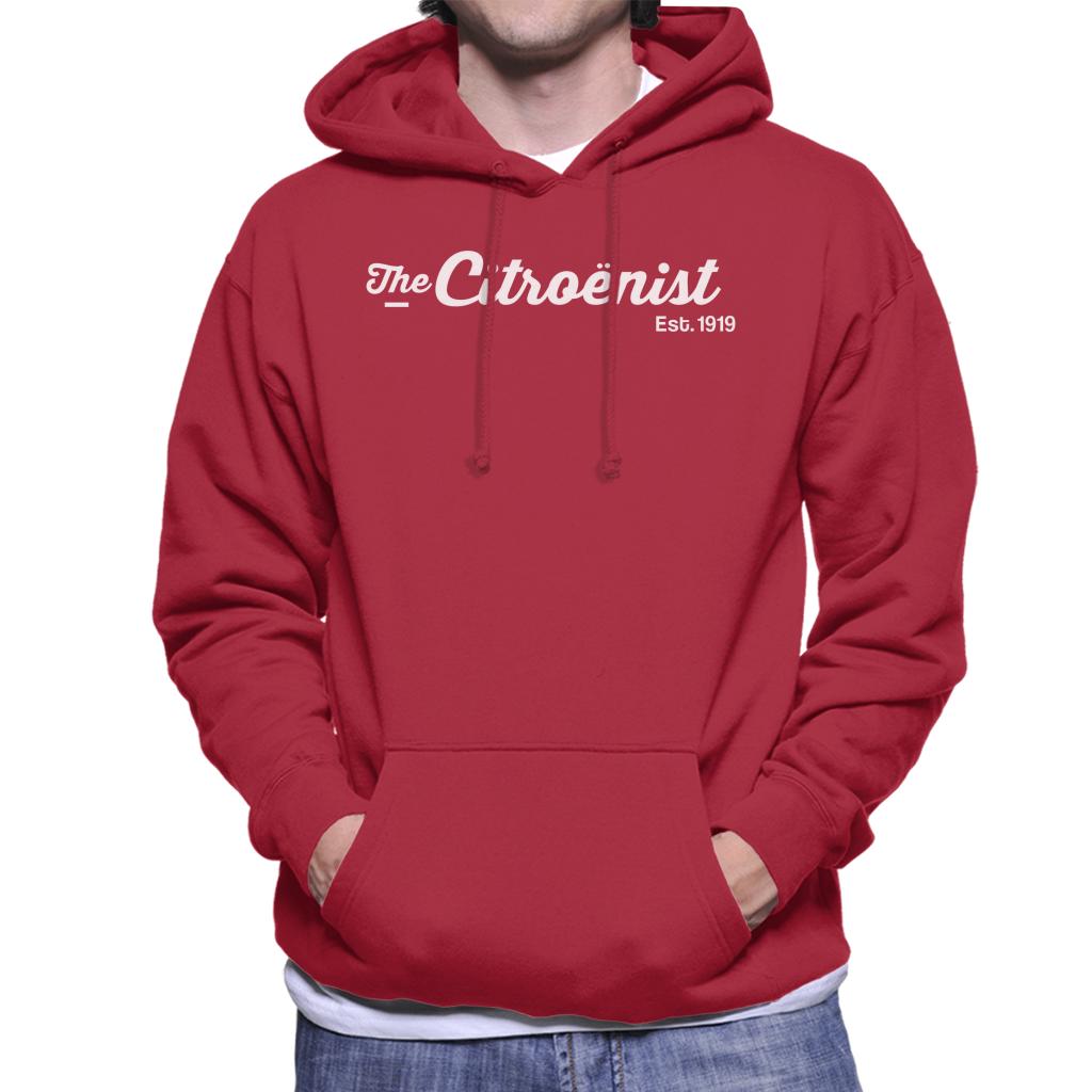 Citroën The Citroënst Est 1919 White Logo Men's Hooded product image 6