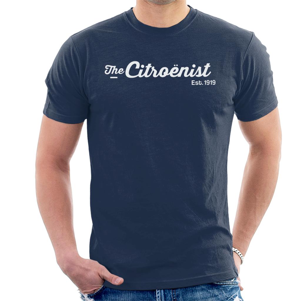 Citroën The Citroënst Est 1919 White Logo Men's T-Shirt product image 4