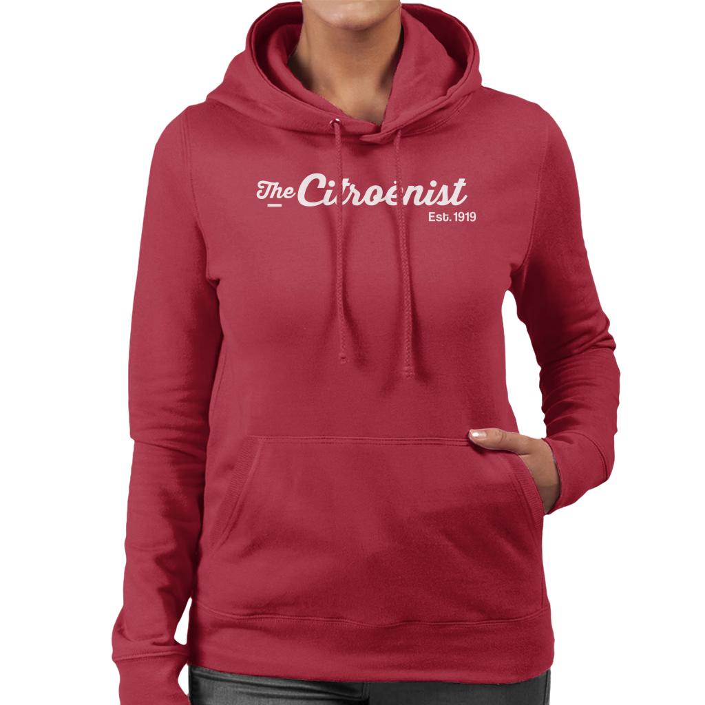 Citroën The Citroënst Est 1919 White Logo Women's Hooded product image 6