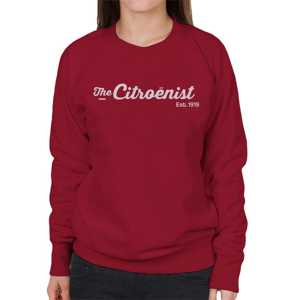 Citroën The Citroënst Est 1919 White Logo Women's Sweatshirt product image 6