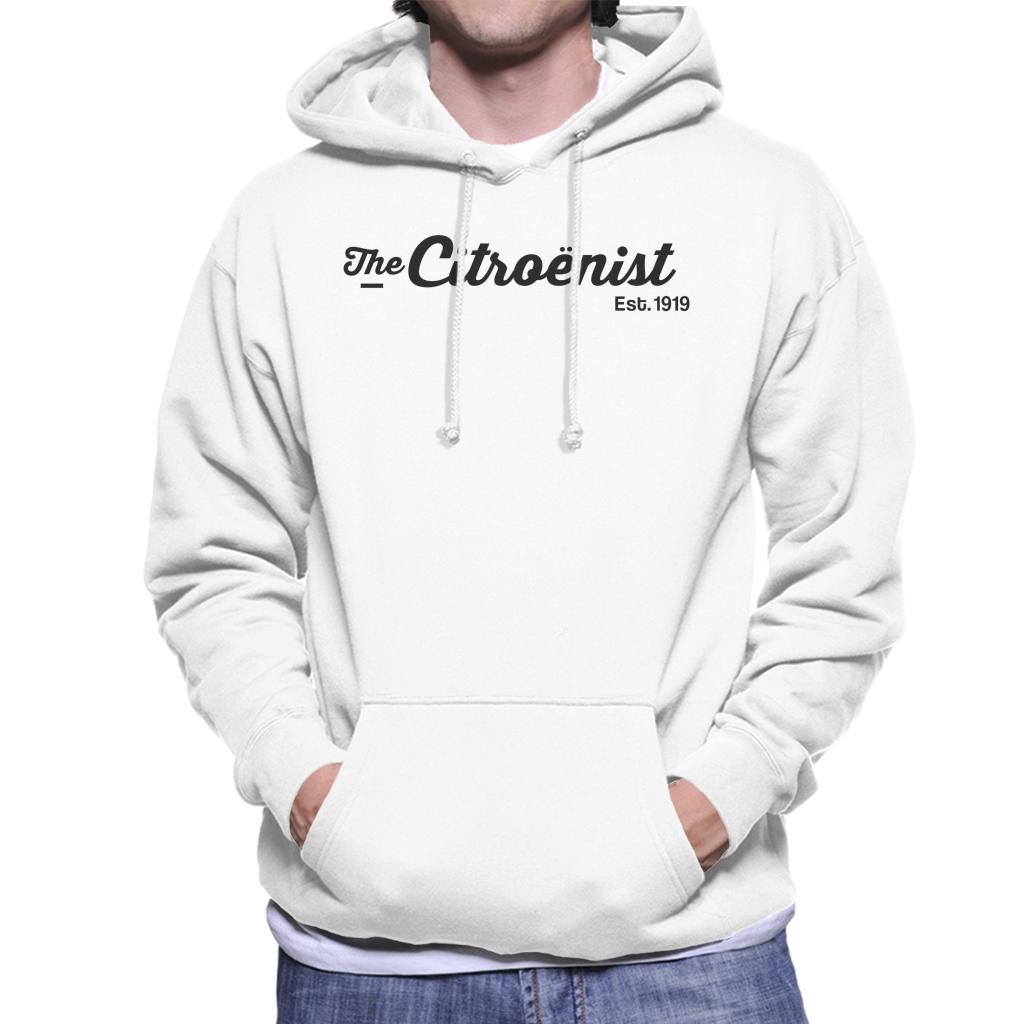 Citroën The Citroënst Est 1919 Black Logo Men's Hooded product image 4