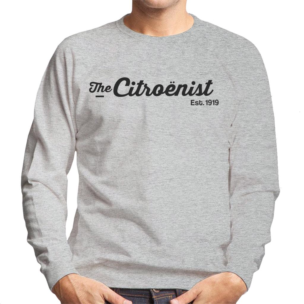 Citroën The Citroënst Est 1919 Black Logo Men's Sweatshirt product image 1