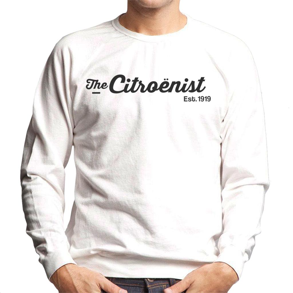 Citroën The Citroënst Est 1919 Black Logo Men's Sweatshirt product image 4