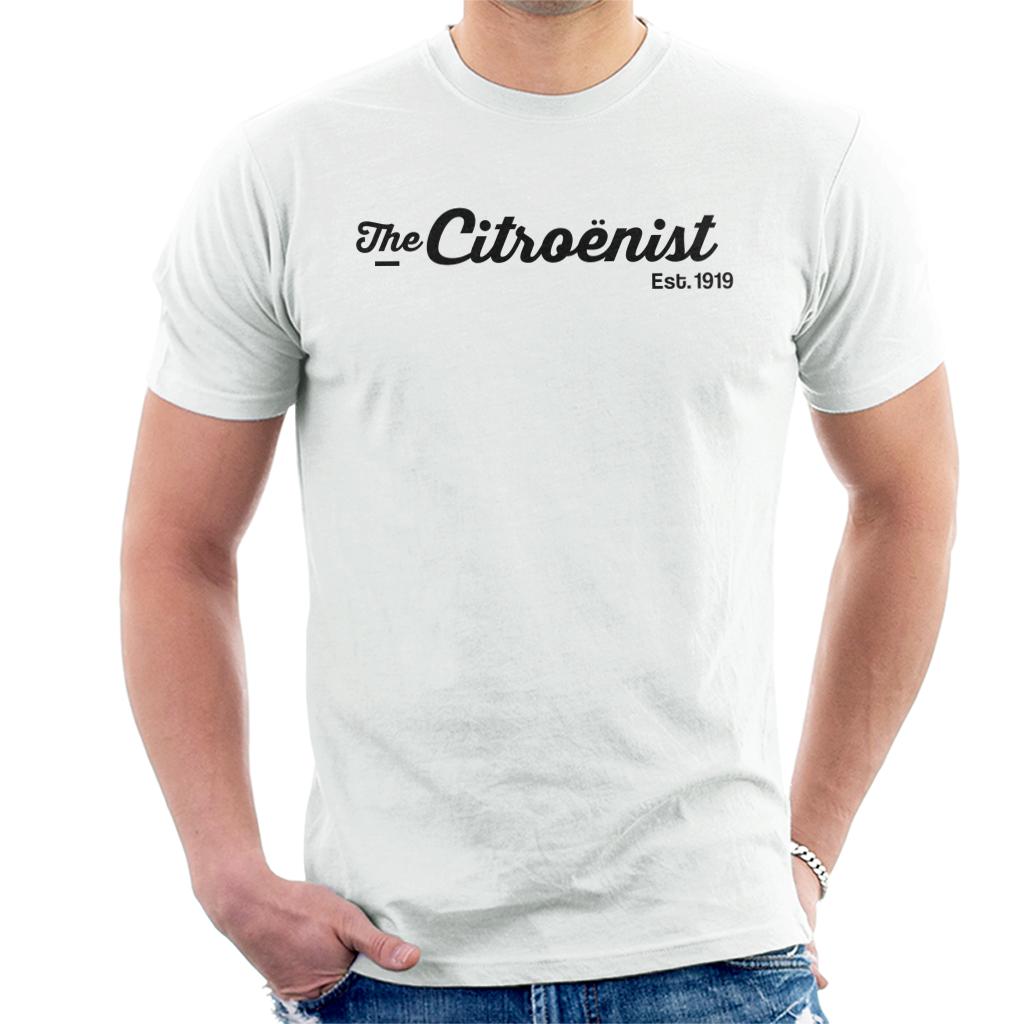 Citroën The Citroënst Est 1919 Black Logo Men's T-Shirt product image 4