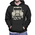 Citroën 2CV For Dark Men's Hooded Sweatshirt product image 1