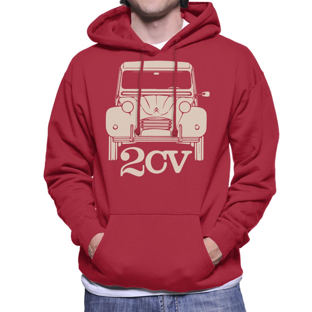 Citroën 2CV For Dark Men's Hooded Sweatshirt product image 6