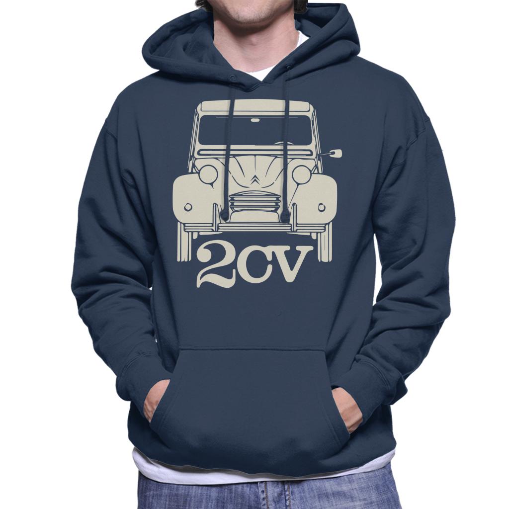 Citroën 2CV For Dark Men's Hooded Sweatshirt product image 4