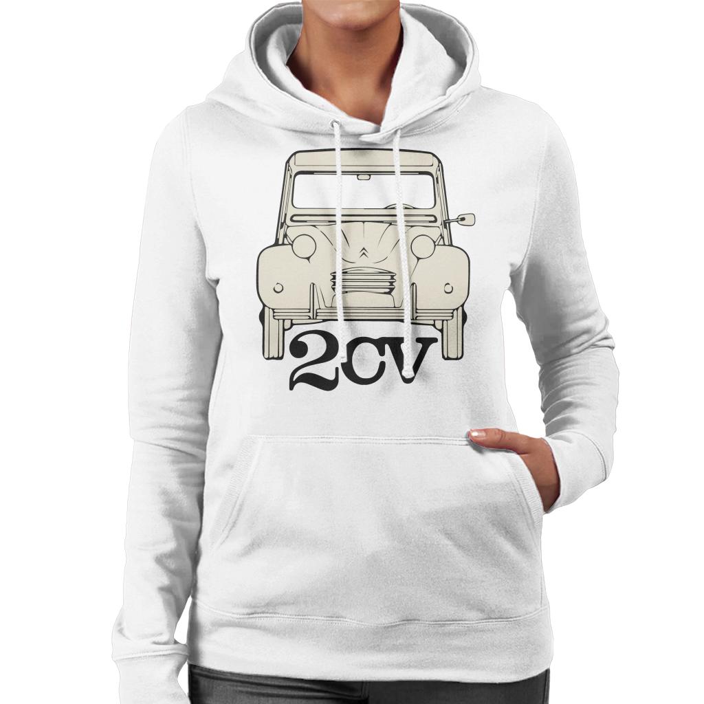 Citroën 2CV For Light Women's Hooded Sweatshirt product image 4