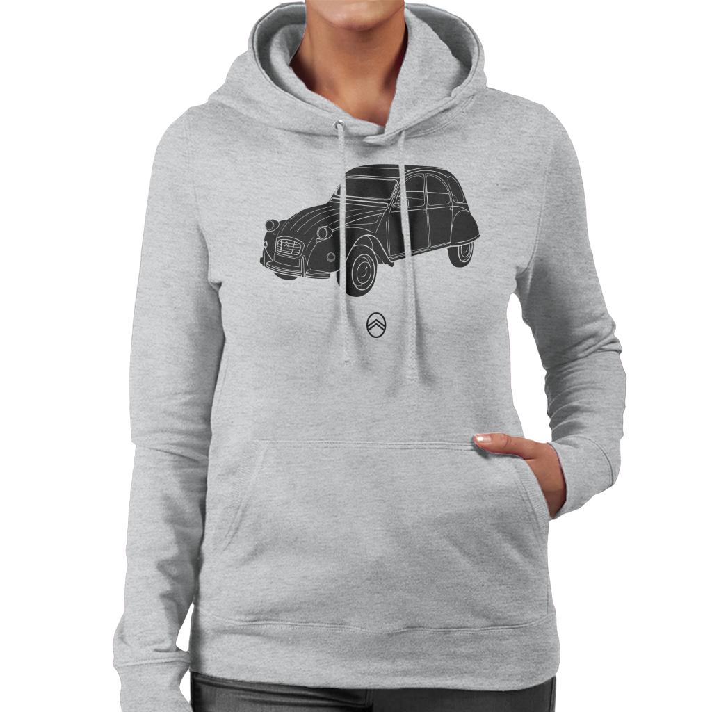 Citroën 2CV Angle For Light Women's Hooded Sweatshirt product image 1