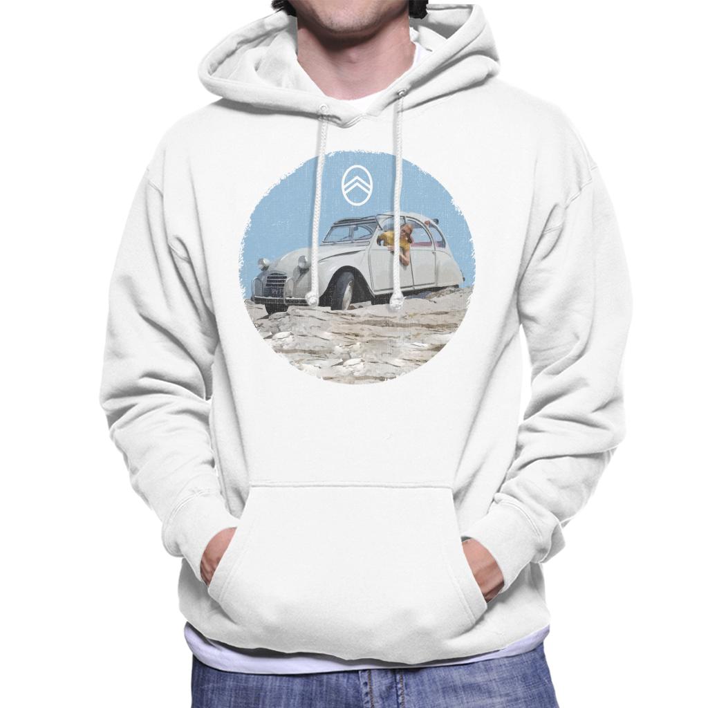Citroën 2CV Vintage Photo Men's Hooded Sweatshirt product image 4