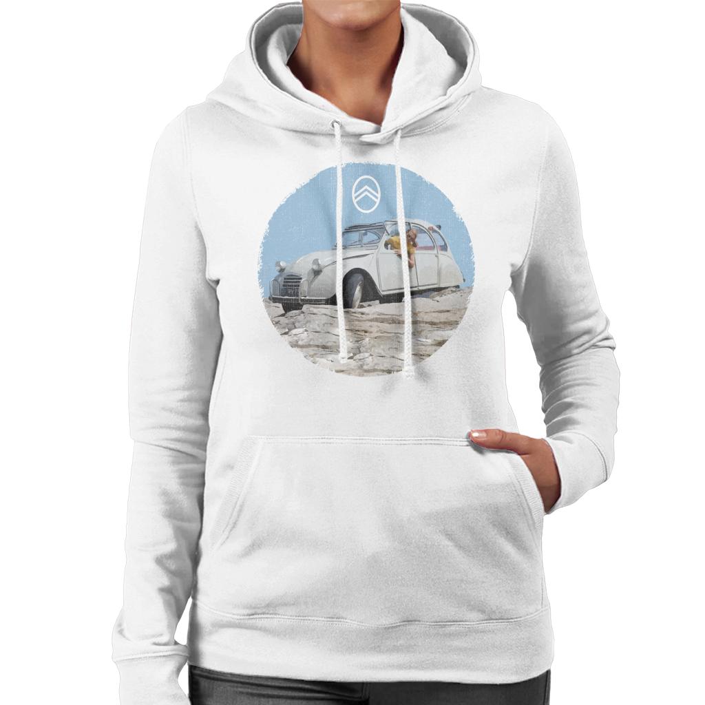 Citroën 2CV Vintage Photo Women's Hooded Sweatshirt product image 4