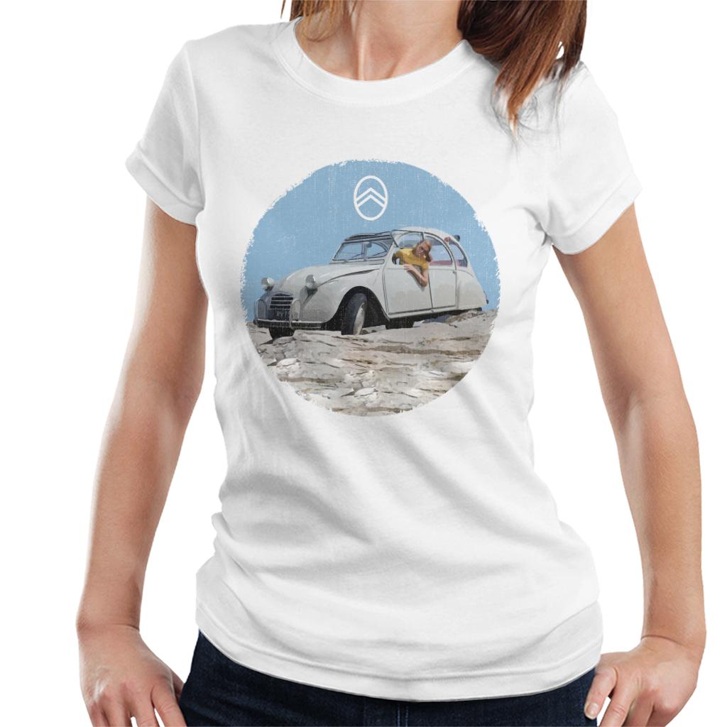 Citroën 2CV Vintage Photo Women's T-Shirt product image 4