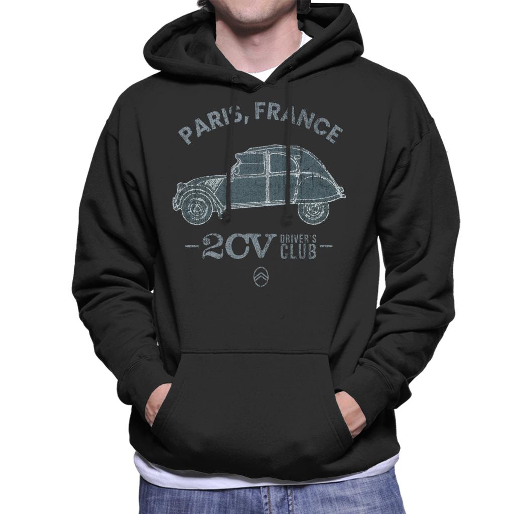 Citroën 2CV Drivers Club Paris France Men's Hooded product image 1