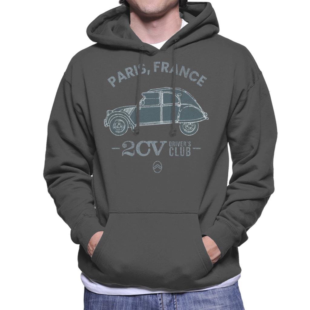 Citroën 2CV Drivers Club Paris France Men's Hooded product image 4