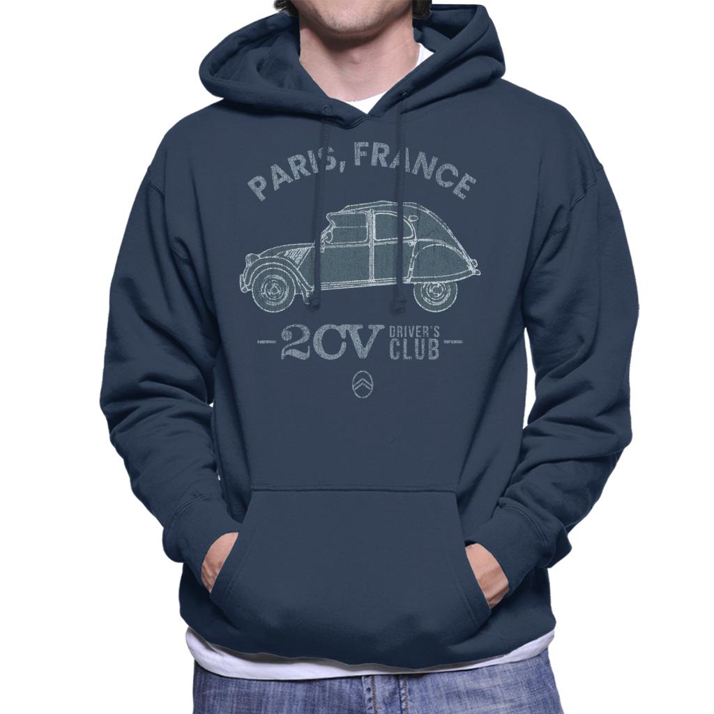 Citroën 2CV Drivers Club Paris France Men's Hooded product image 6
