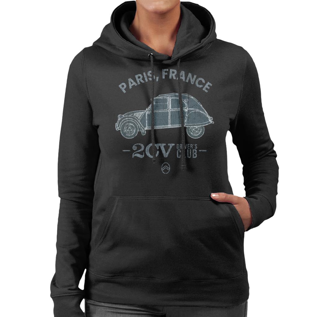Citroën 2CV Drivers Club Paris France Women's Hooded product image 1