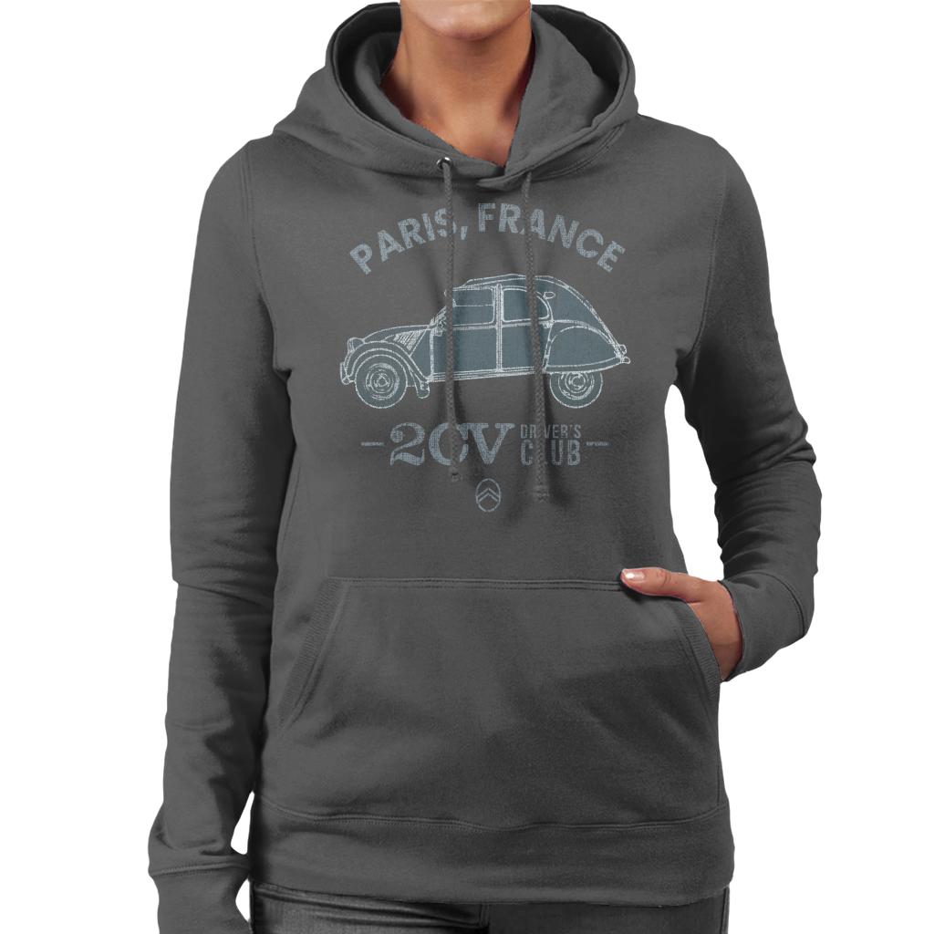 Citroën 2CV Drivers Club Paris France Women's Hooded product image 4