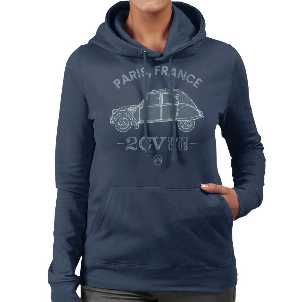Citroën 2CV Drivers Club Paris France Women's Hooded product image 6