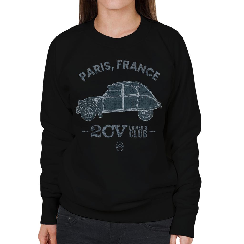Citroën 2CV Drivers Club Paris France Women's Sweatshirt product image 1