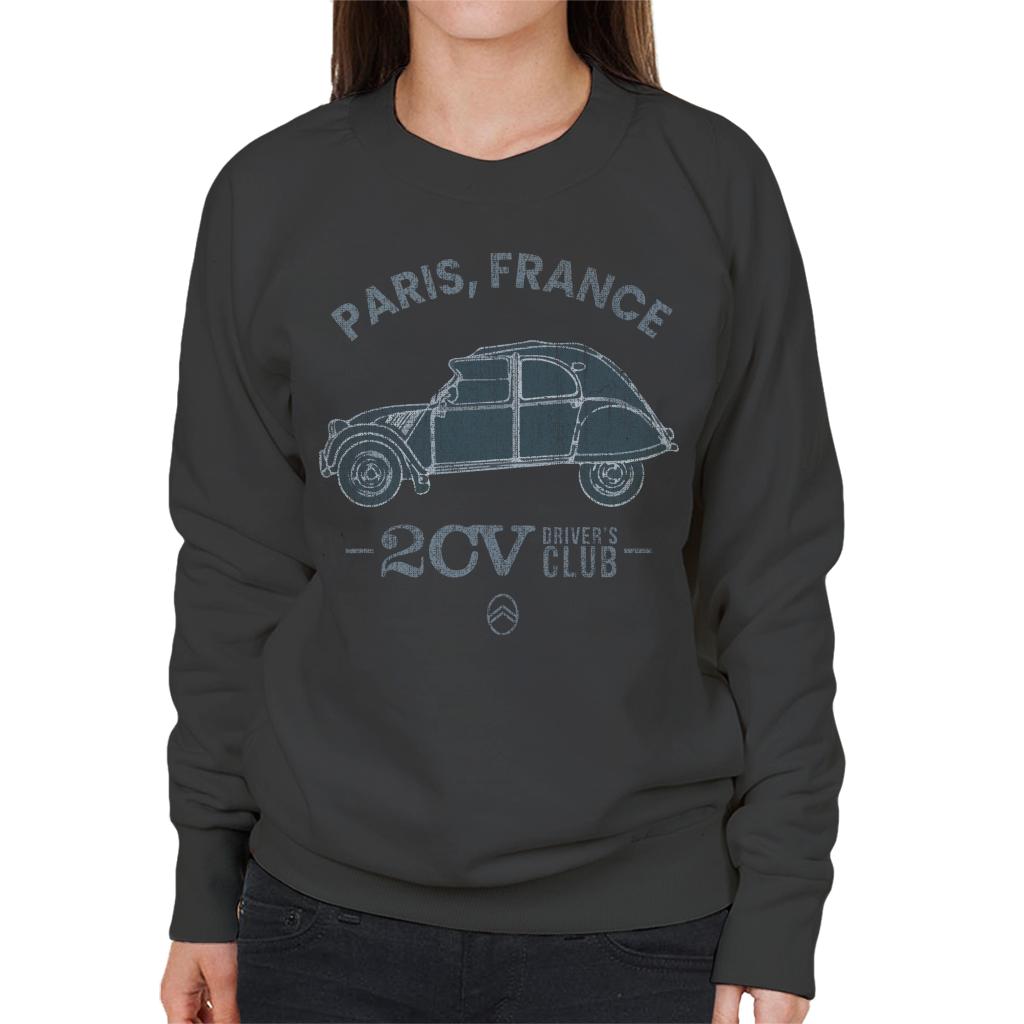 Citroën 2CV Drivers Club Paris France Women's Sweatshirt product image 4