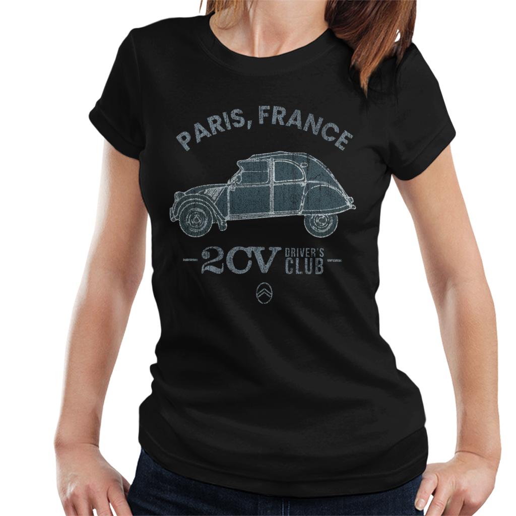 Citroën 2CV Drivers Club Paris France Women's T-Shirt product image 1