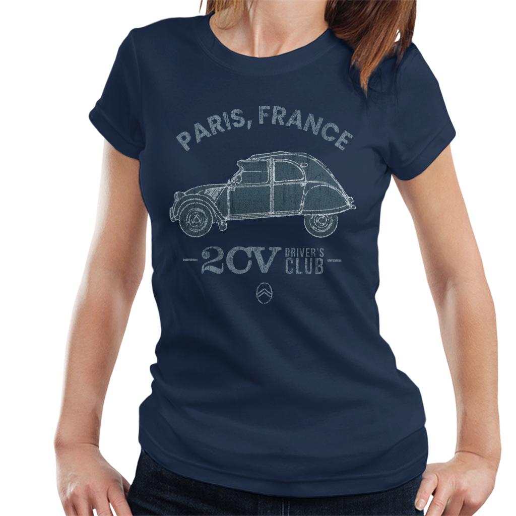 Citroën 2CV Drivers Club Paris France Women's T-Shirt product image 6