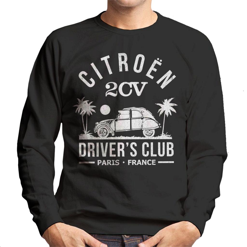 Citroën 2CV Driver's Club White Beach Men's Sweatshirt product image 1