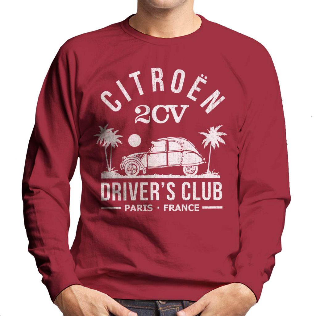 Citroën 2CV Driver's Club White Beach Men's Sweatshirt product image 6