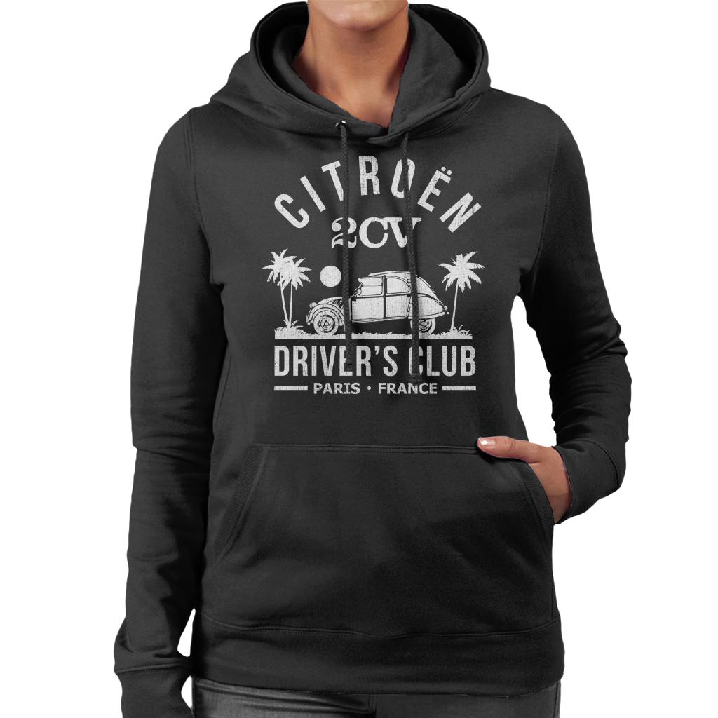 Citroën 2CV Driver's Club White Beach Women's Hooded product image 1