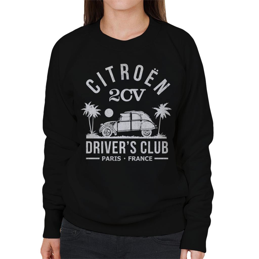 Citroën 2CV Driver's Club White Beach Women's Sweatshirt product image 1
