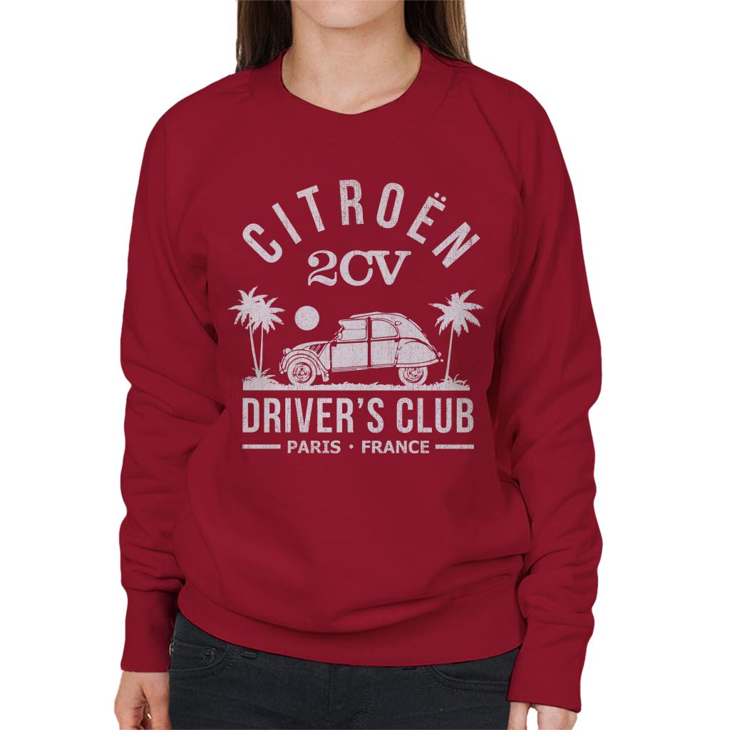 Citroën 2CV Driver's Club White Beach Women's Sweatshirt product image 6