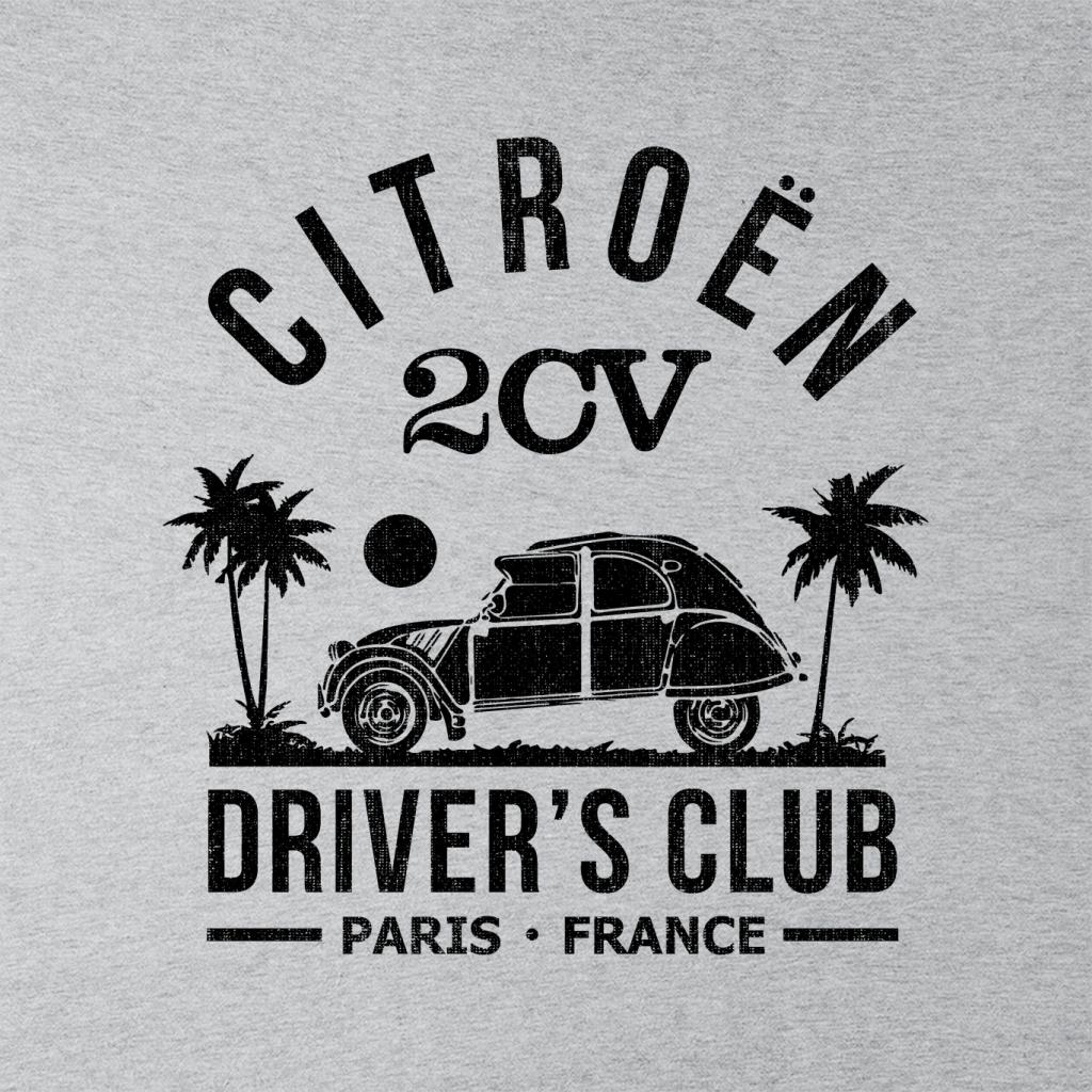 Citroën 2CV Driver's Club Black Beach Men's T-Shirt product image 2