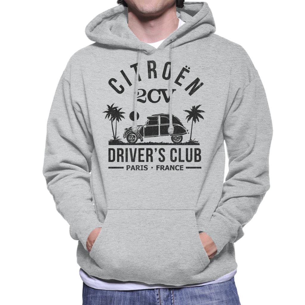 Citroën 2CV Driver's Club Black Beach Men's Hooded product image 1