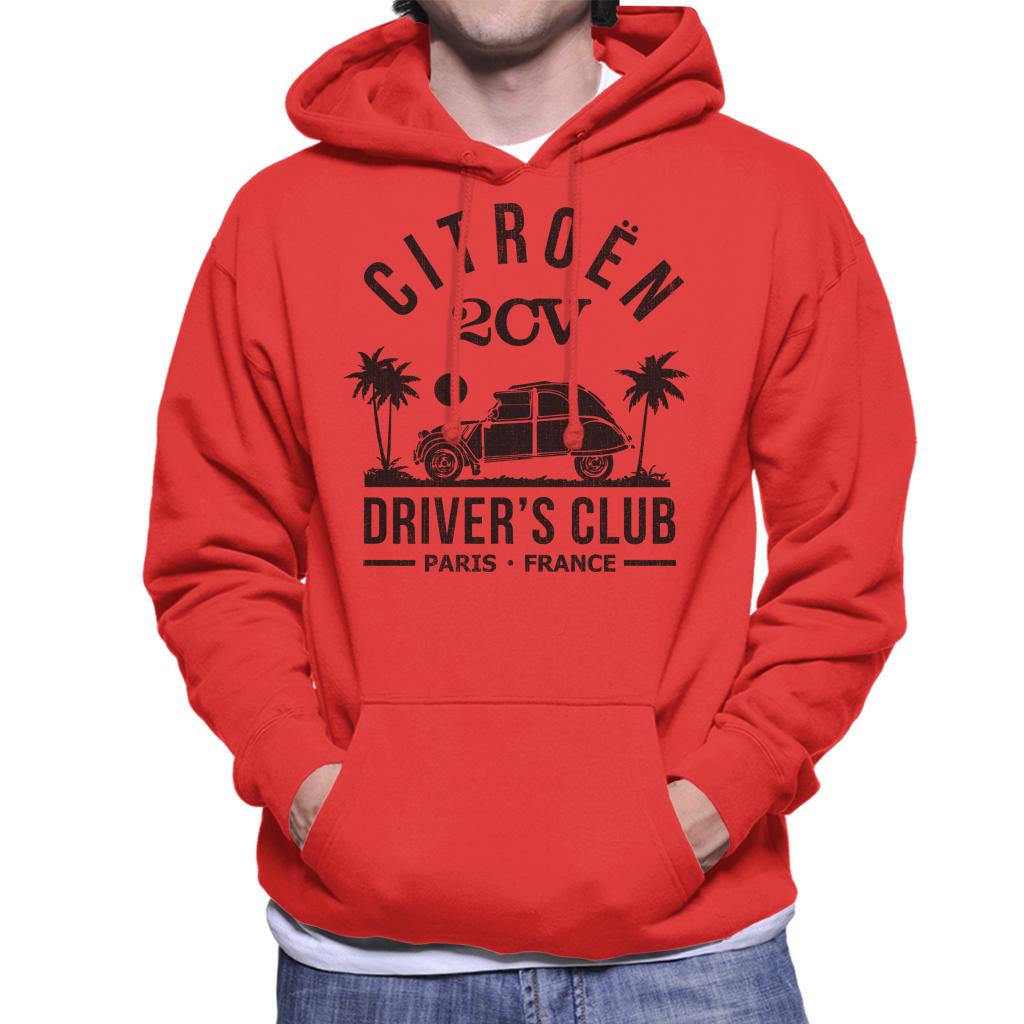 Citroën 2CV Driver's Club Black Beach Men's Hooded product image 6