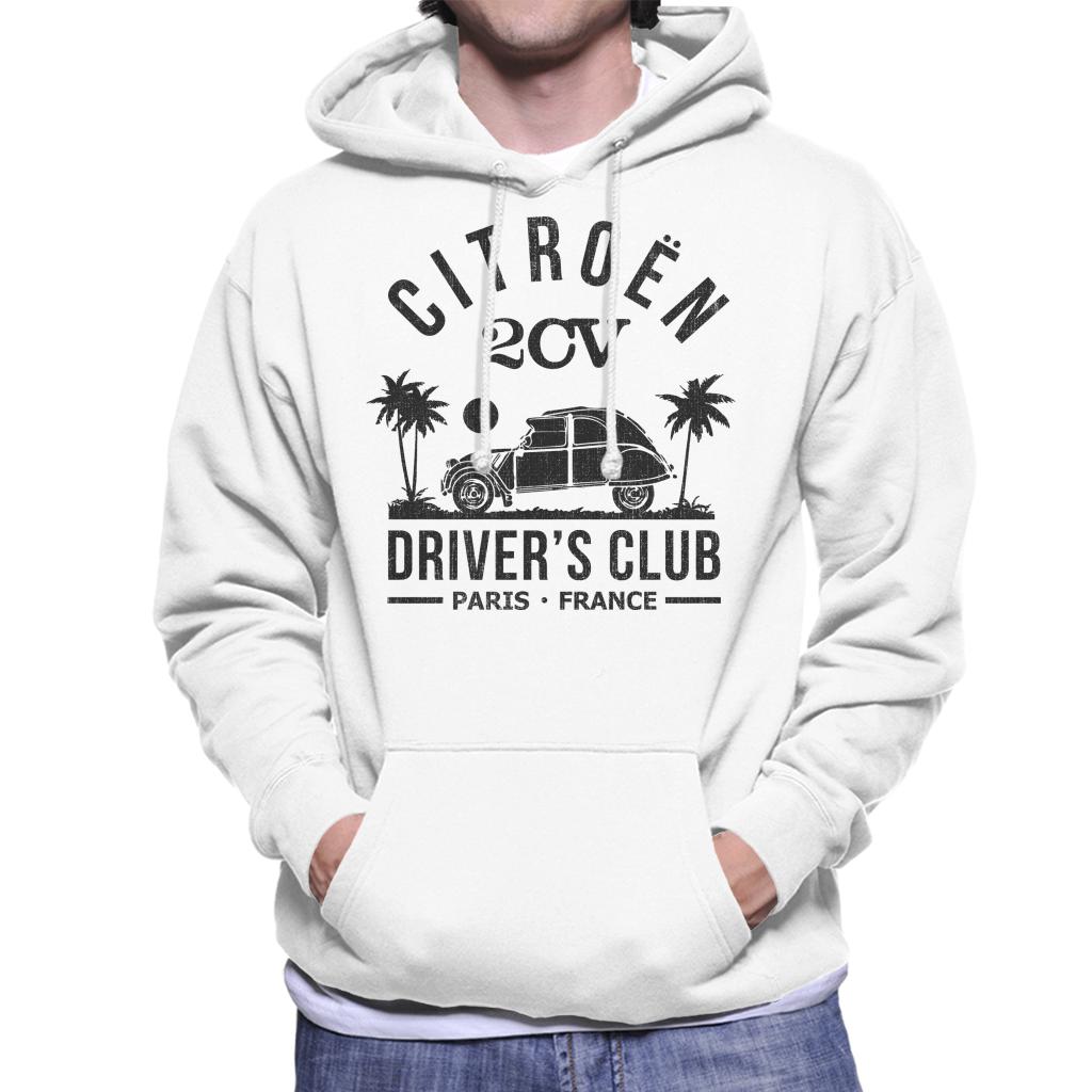 Citroën 2CV Driver's Club Black Beach Men's Hooded product image 4