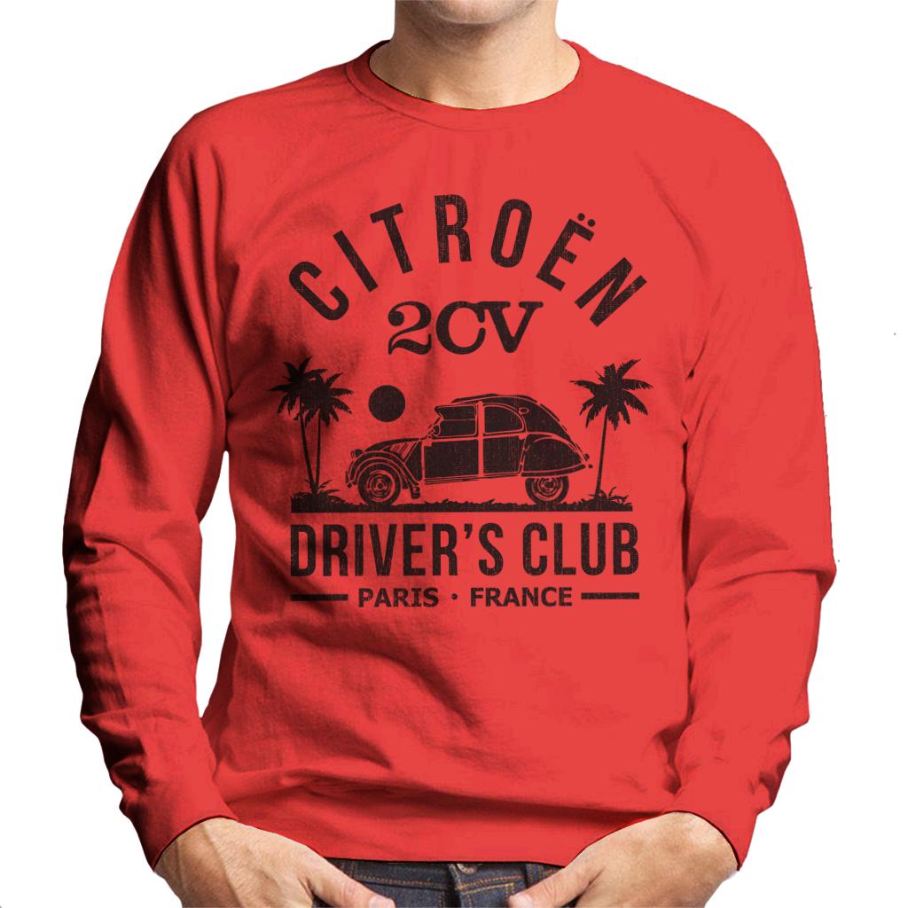 Citroën 2CV Driver's Club Black Beach Men's Sweatshirt product image 6